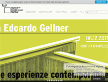 Tablet Screenshot of edoardogellner.org